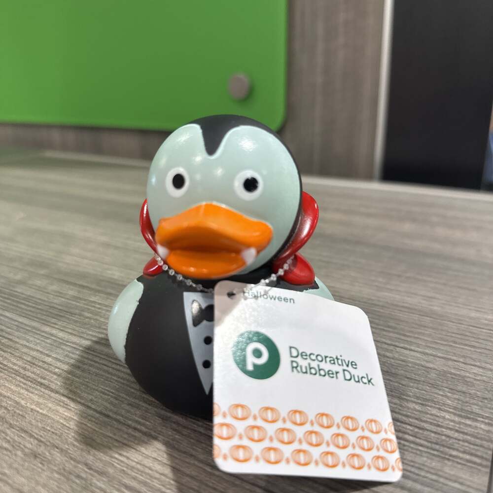 Halloween Vampire Rubber Duckie - Decorative Bath Toy